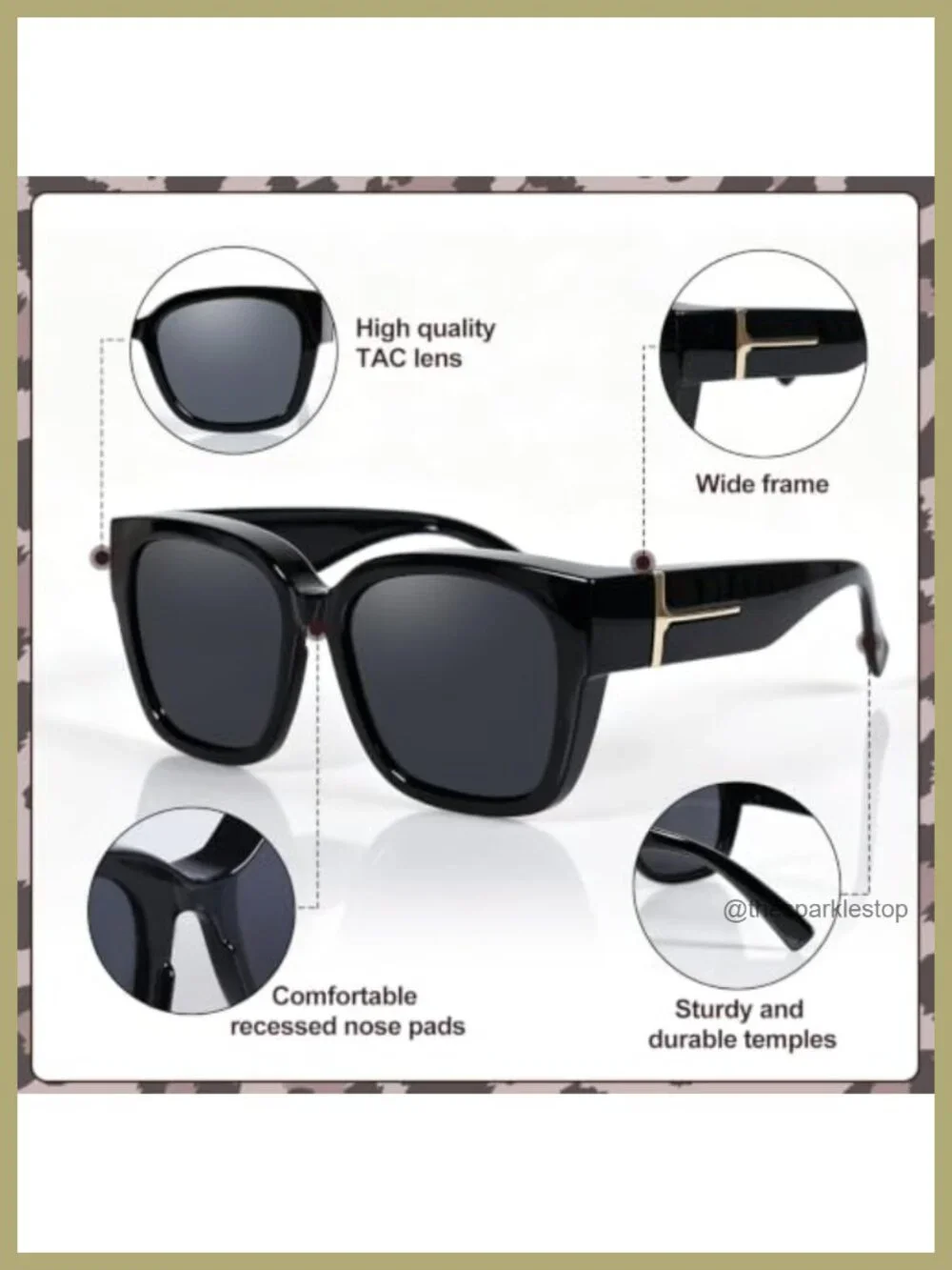 3 Pack Polarized Fit Over Sunglasses Over Glasses UV400 Unisex